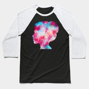 Girl Galaxy Baseball T-Shirt